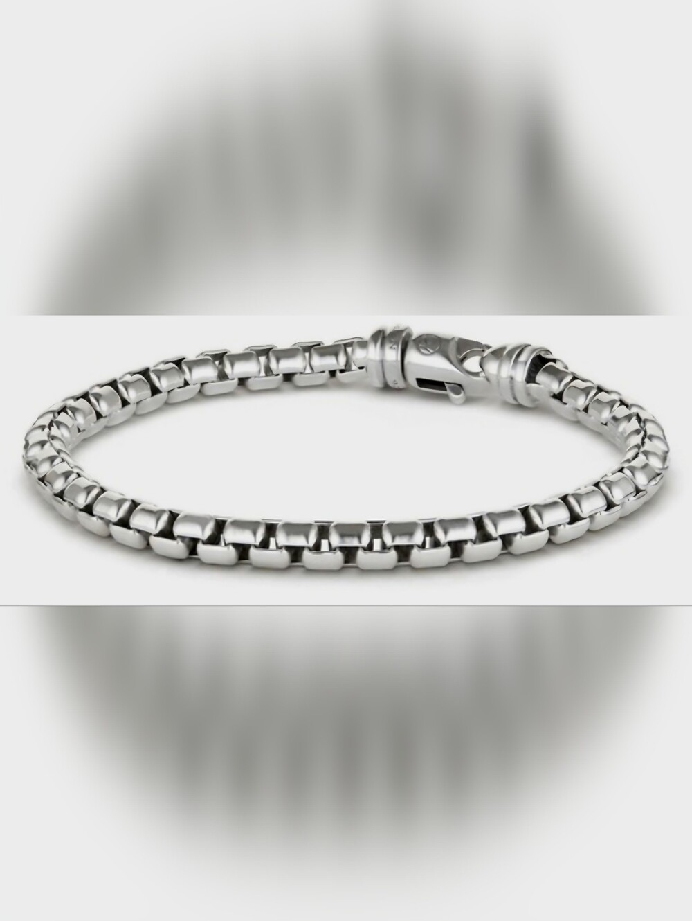 Sterling Silver Box Chain Bracelet